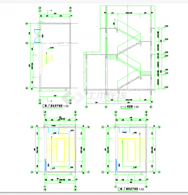 广东29层高层住宅楼建筑施工图CAD图纸-图二