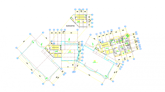 山东现代风格高层住宅区建筑施工图CAD图纸_图1