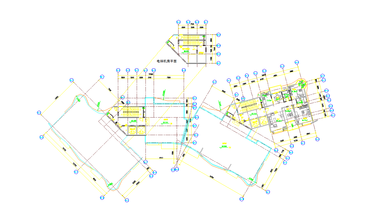 山东现代风格高层住宅区建筑施工图CAD图纸
