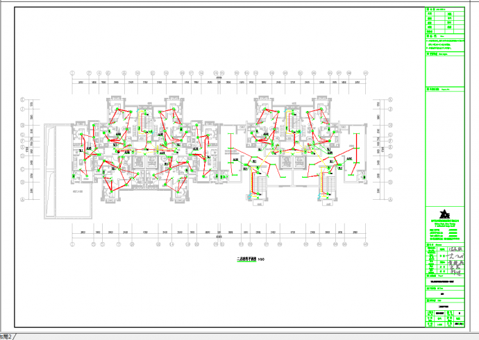 某地强电竖向干线系统图CAD图纸_图1
