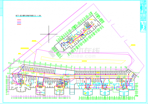 1.3万平商业广场地下室弱电专项施工图-图二