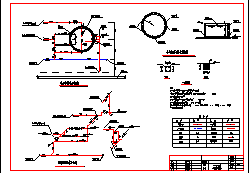 冷却塔循环水平面图及系统图