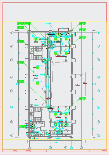 某高层住宅小区采暖通风及防排烟系统设计施工CAD图纸-图二