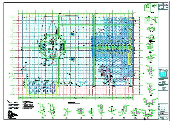 地下一层结构及板配筋平面图GS-17(修2).dwg_图1