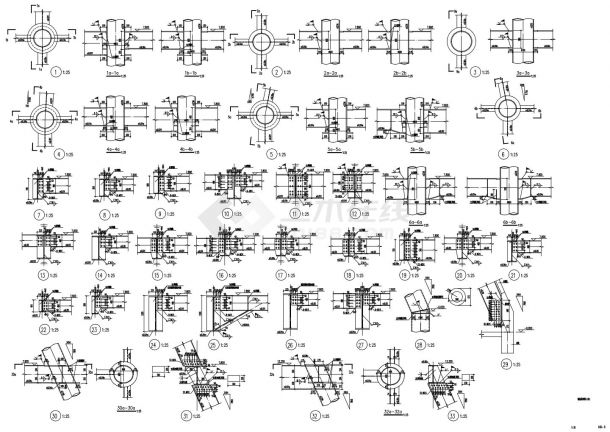 GGS-D 钢结构详图（四）-图一