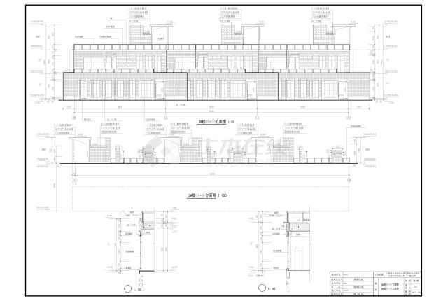 滨湖景观二期2层3别墅式餐饮建筑设计施工图-图一