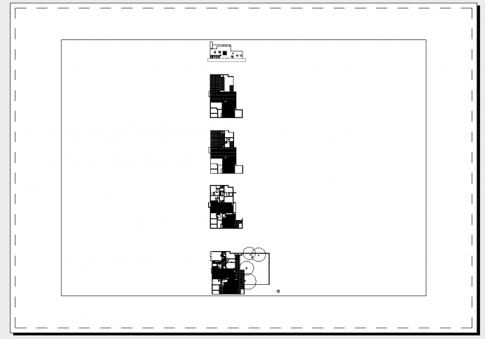 某地巴拉干住宅与工作室CAD图纸_图1