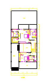 某多层精美别墅平面CAD图-图二
