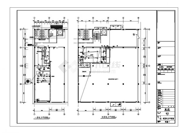 某城市工厂生产车间电气施工图CAD规划详图-图二