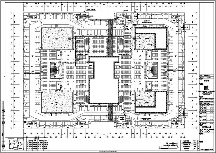 厦门大学翔安校区主楼群教学楼CAD电气设计完整图_图1