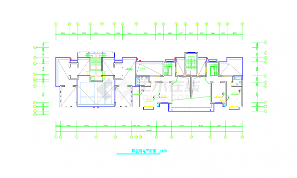 某六层住宅楼电气图纸CAD-图一