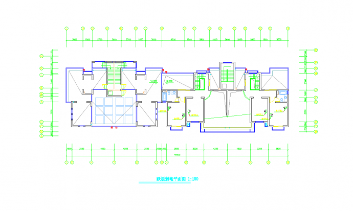 某六层住宅楼电气图纸CAD_图1