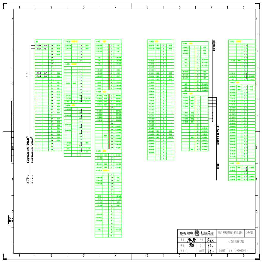 110-A1-2-D0204-29 主变压器35kV侧开关柜端子排图2.pdf-图一