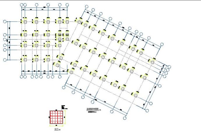 某地田汉综合楼结构CAD图纸_图1