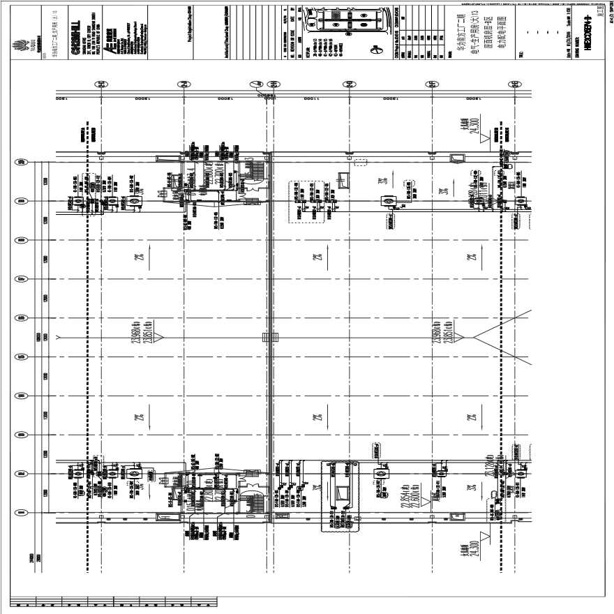HWE2CD15EP4-B-电气-生产用房(大)13屋面机房层-B区电力配电平面图.pdf-图一