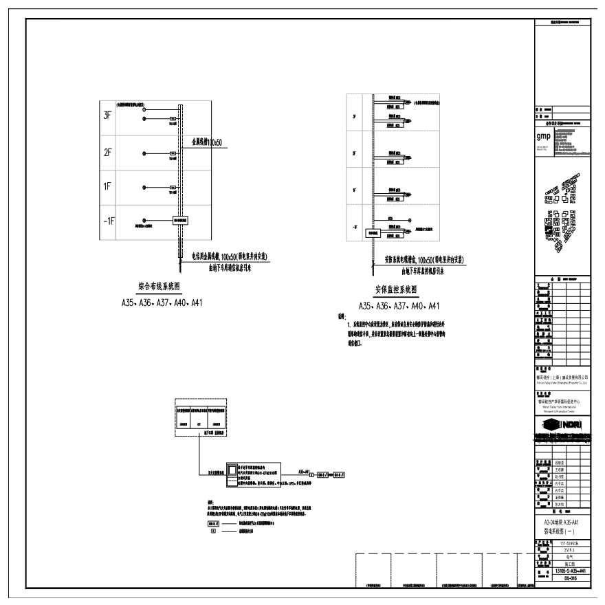 A3-04 地块 A35-A41 弱电系统图（一）.pdf-图一
