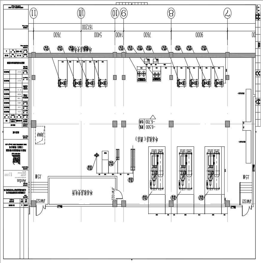 M-30-003_酒店冷冻机房设备布置图.pdf-图一