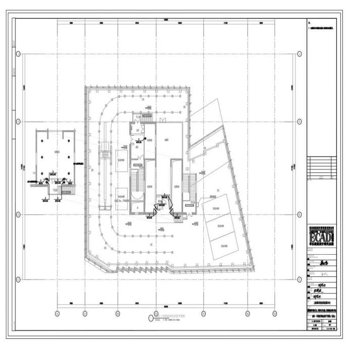 2016-04-25 E-2-25-185 南区一号楼屋顶机房层平面图（信息） E-2-25-185 (1).pdf_图1