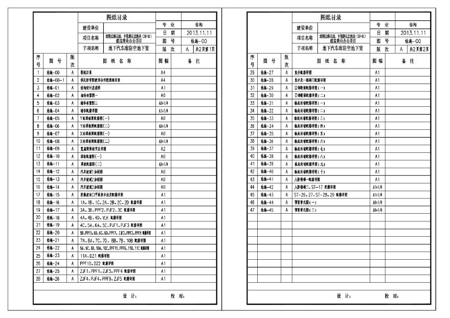 上海某人防结构施工图.pdf-图一