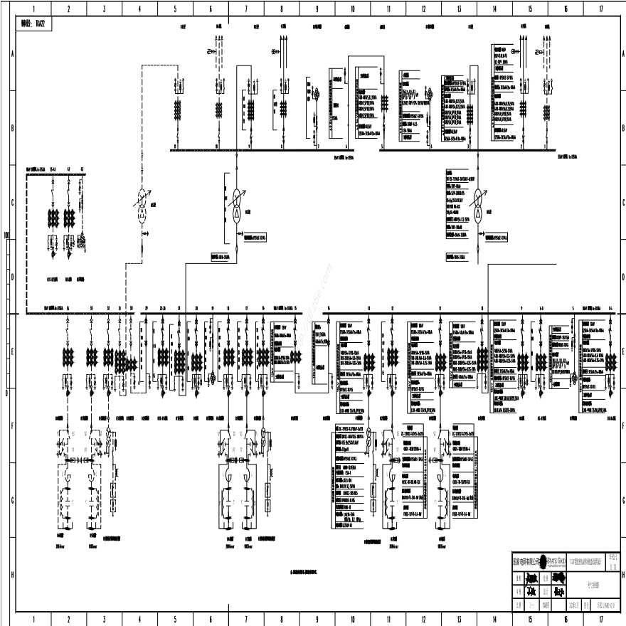 35-E2-2-D0101-01(1) 电气主接线图-图一