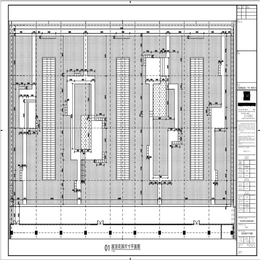 L31-002 屋顶花园尺寸平面图-图一