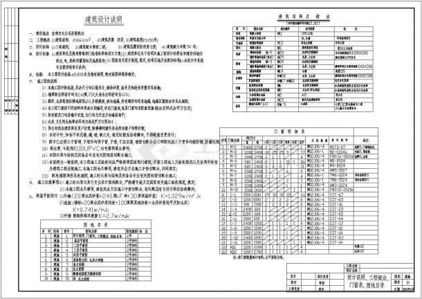 西北地区某医院住院楼建筑设计CAD图纸-图一