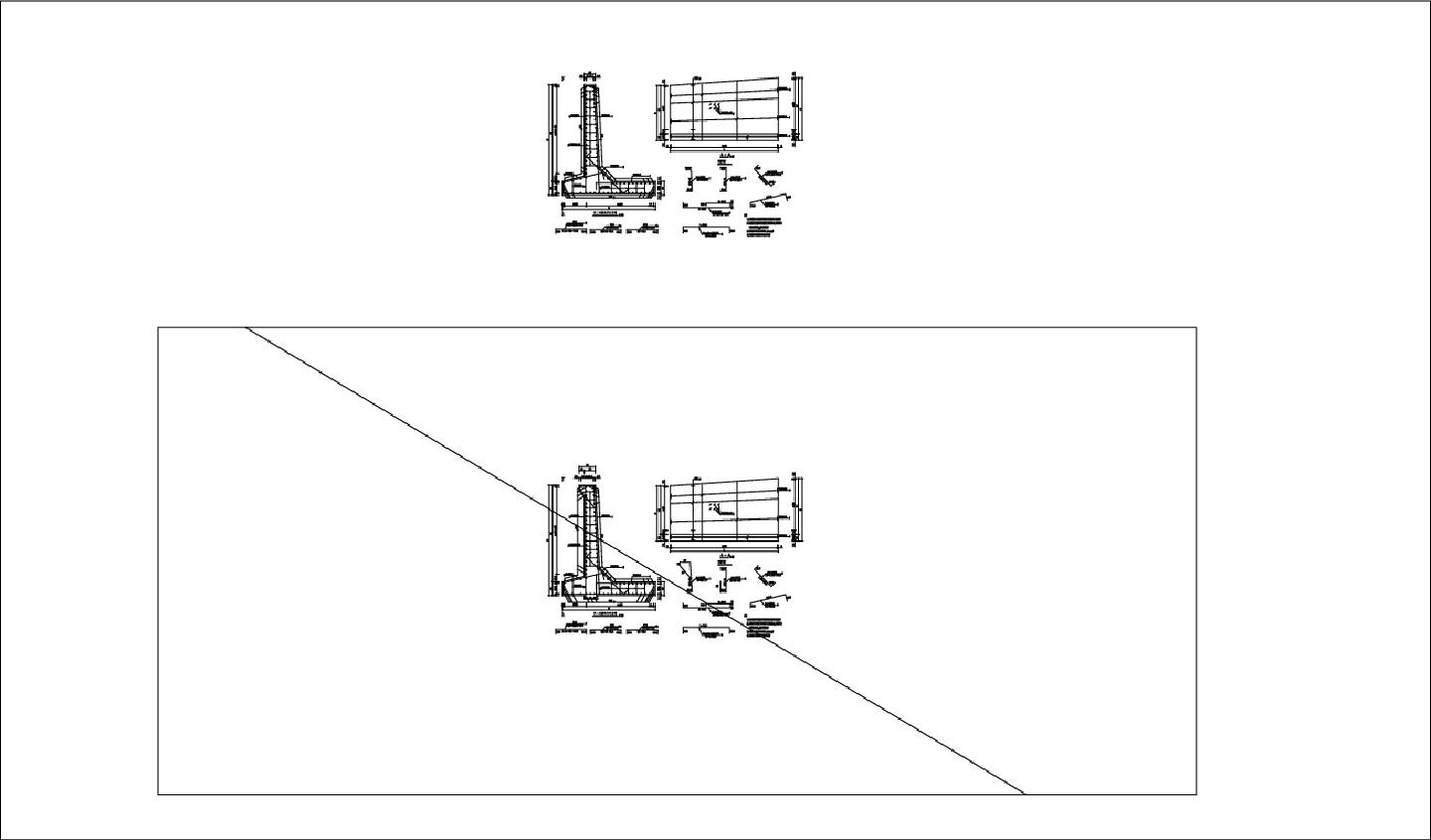 墩新建挡墙钢筋布置CAD图