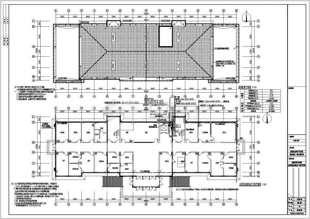 3层卫生院综合门诊及附属楼全专业设计施工图-图一