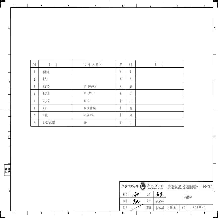 110-C-4-D0214-05 设备材料表.pdf-图一