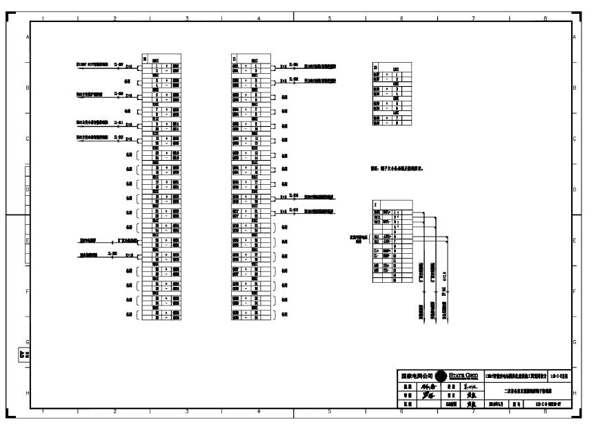 110-C-3-D0210-07 二次设备室直流馈线屏端子接线图.pdf-图一
