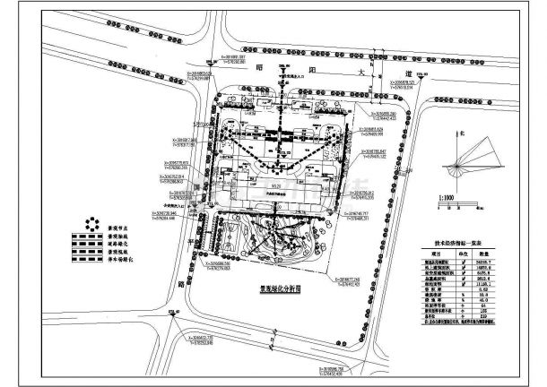 湖南某公安局规划及八层行政办公楼建筑施工设计图纸-图二