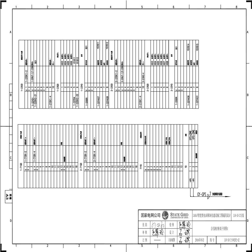 110-A3-2-D0202-42 公用测控柜端子排图3.pdf-图一