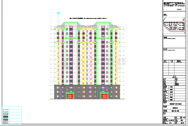 某地银川连湖九区59号地块T2住宅施工指引图CAD图纸-图一