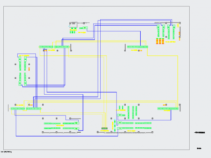 某地北京多层厂房电气系统设计图CAD图纸_图1