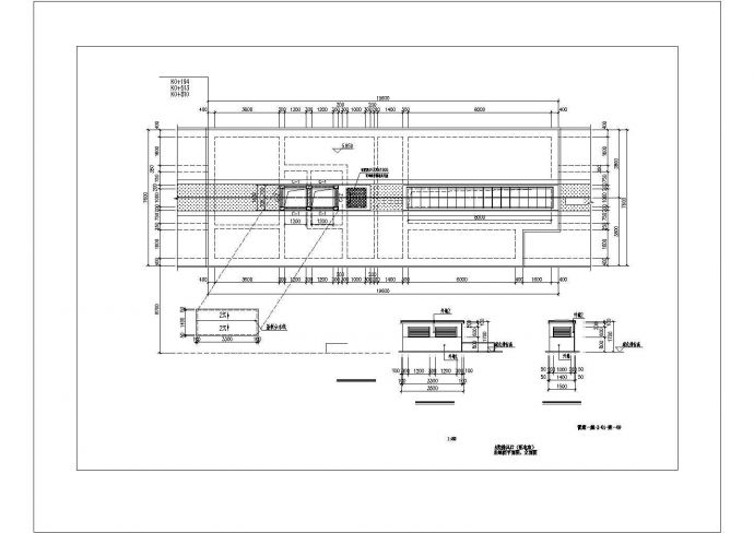西安市某地甲级设计院综合管廊全专业设计施工图纸 （共五册）第二册 建筑设计_图1