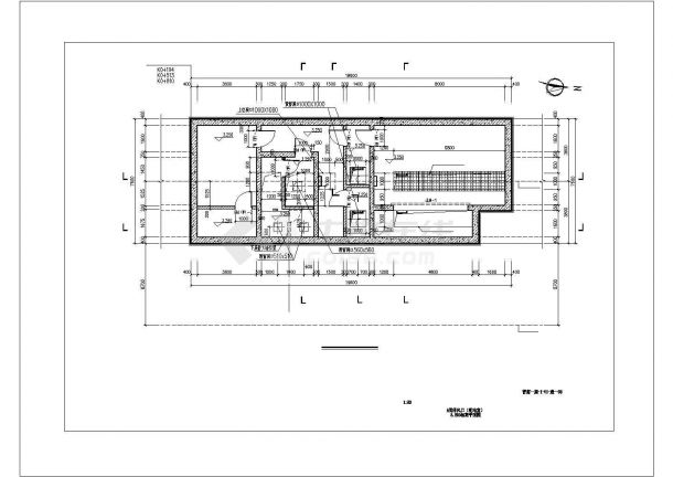 西安市某地甲级设计院综合管廊全专业设计施工图纸 （共五册）第二册 建筑设计-图二