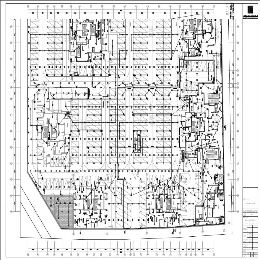 讯施-地下室-ES-W-QP001-地下一层火灾报警平面图（一）-图一