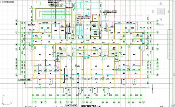 富园新城 兰苑6号楼住宅楼建筑图设计-图一