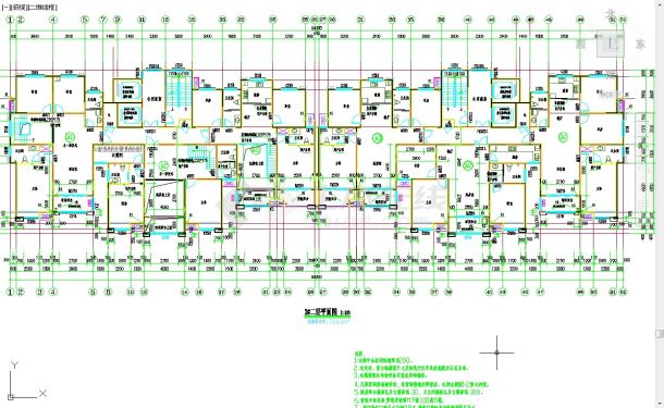 富园新城 兰苑2号楼3号住宅楼 建筑图纸-图一