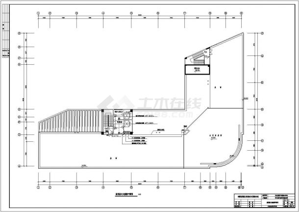 深圳某农贸市场综合楼消防工程施工设计全套cad图纸-图二