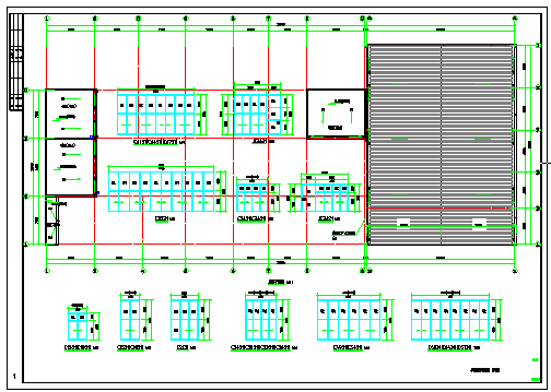 某厂房设备用房建筑设计图纸_图1