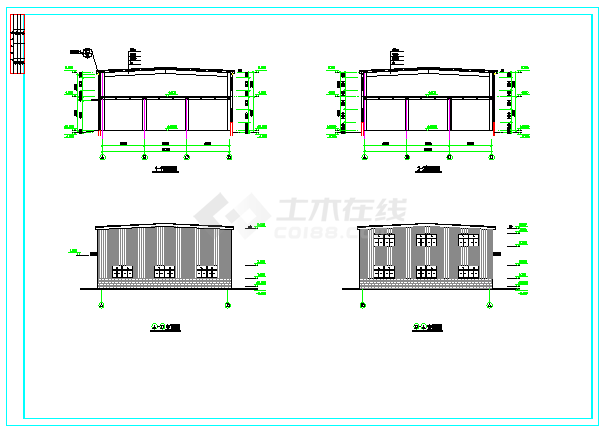 带夹层门式刚架厂房建筑结构设计图2-图二