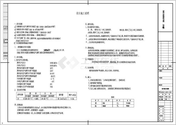 某机场仓库空调通风图，空调平面图-图一