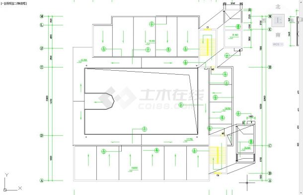 宁波某中学8500平米6层框架教学楼全套建筑设计CAD图纸-图二