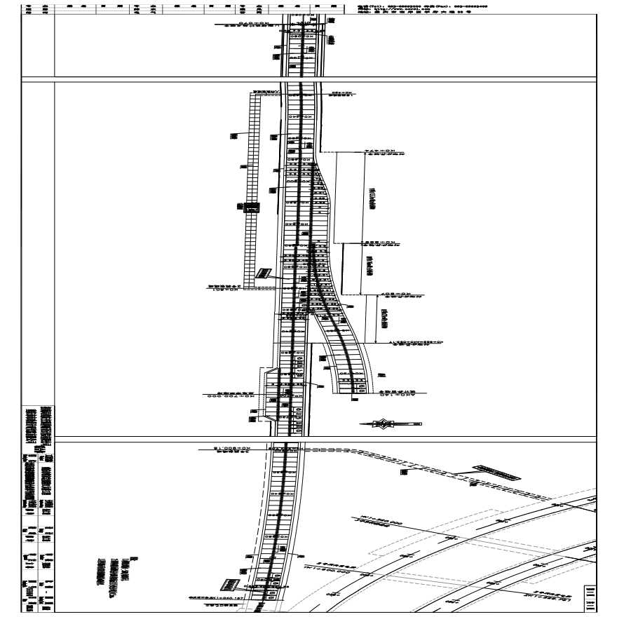 S-S-3-15-01 北城天街连接线隧道路面分仓总体平面布置图 布局1 (1)-图一