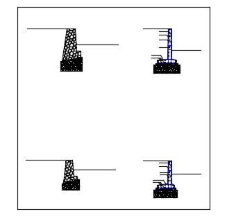 缓坡驳岸 垂直驳岸 车库顶板 排水 结构 标准化CAD-图二