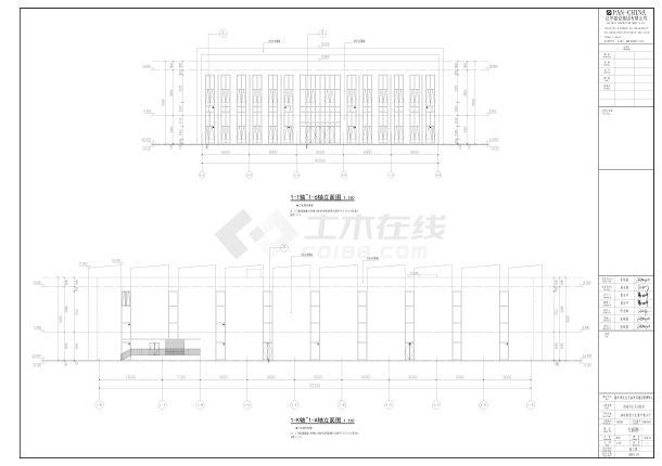 装配式钢结构2层展厅舞台剧场建筑结构水暖电设计施工图-图一