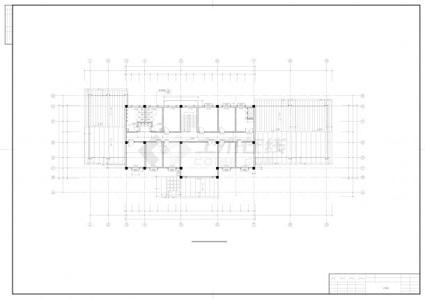国道服务区2层综合楼建筑设计施工图-图一