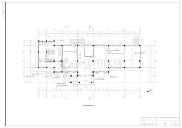 国道服务区2层综合楼建筑设计施工图-图二