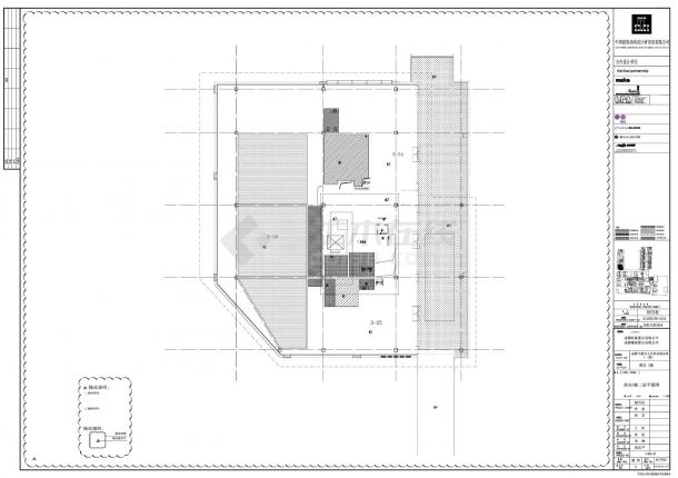 某商业综合体项目商业3栋平面CAD图-图二